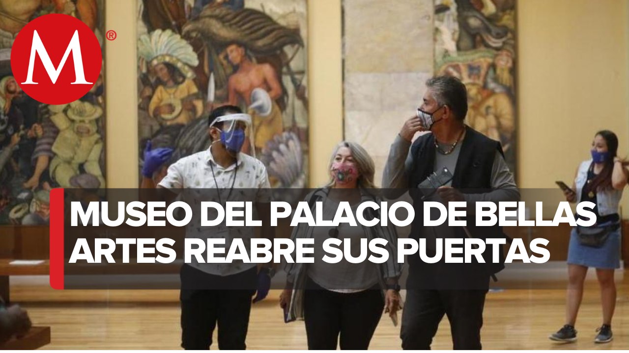 Palacio de Bellas Artes reabre tras cierre por coronavirus
