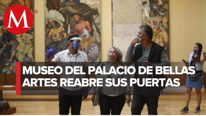 Palacio de Bellas Artes reabre tras cierre por coronavirus