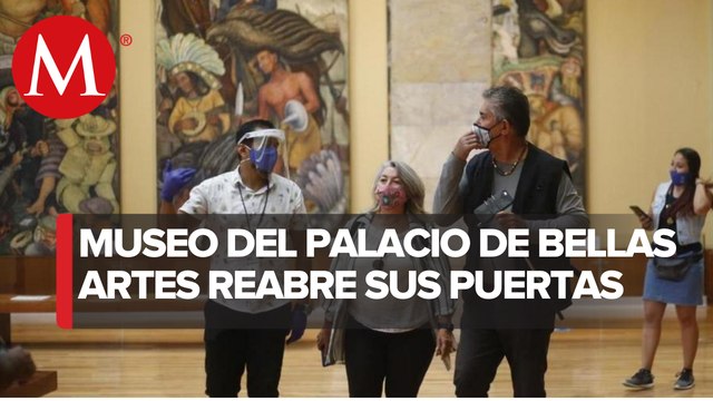 Palacio de Bellas Artes reabre tras cierre por coronavirus
