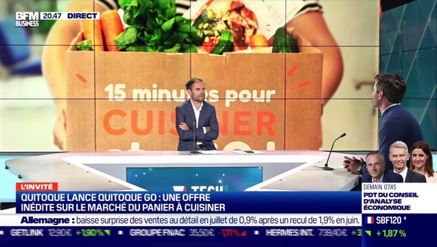 Start up & co: Le leader de la livraison de repas Quitoque lance une nouvelle offre plus accessible - 02/09