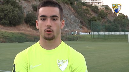 Ramón (Málaga CF): "Hay que aprender de nuestros errores"