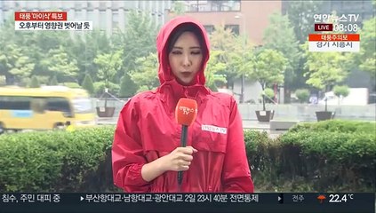 [날씨] 태풍 동해 앞바다 진출…오후까지 강한 비바람