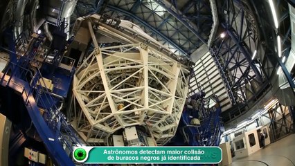 Download Video: Astrônomos detectam maior colisão de buracos negros já identificada