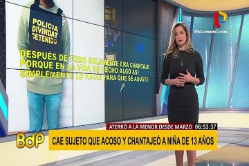 Cae sujeto que acosó y chantajeó a niña de 13 años