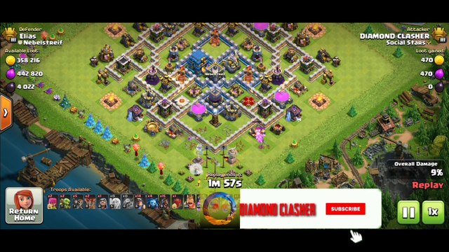 Just boomhog+headhunter attack strategy clash of clans|| COC top record attack