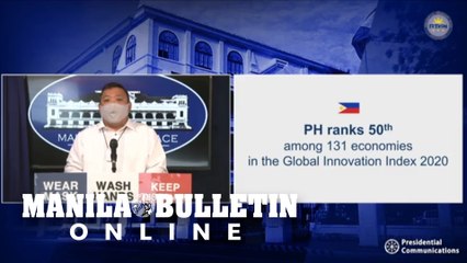 Palace welcomes PH jump in 2020 global innovation index