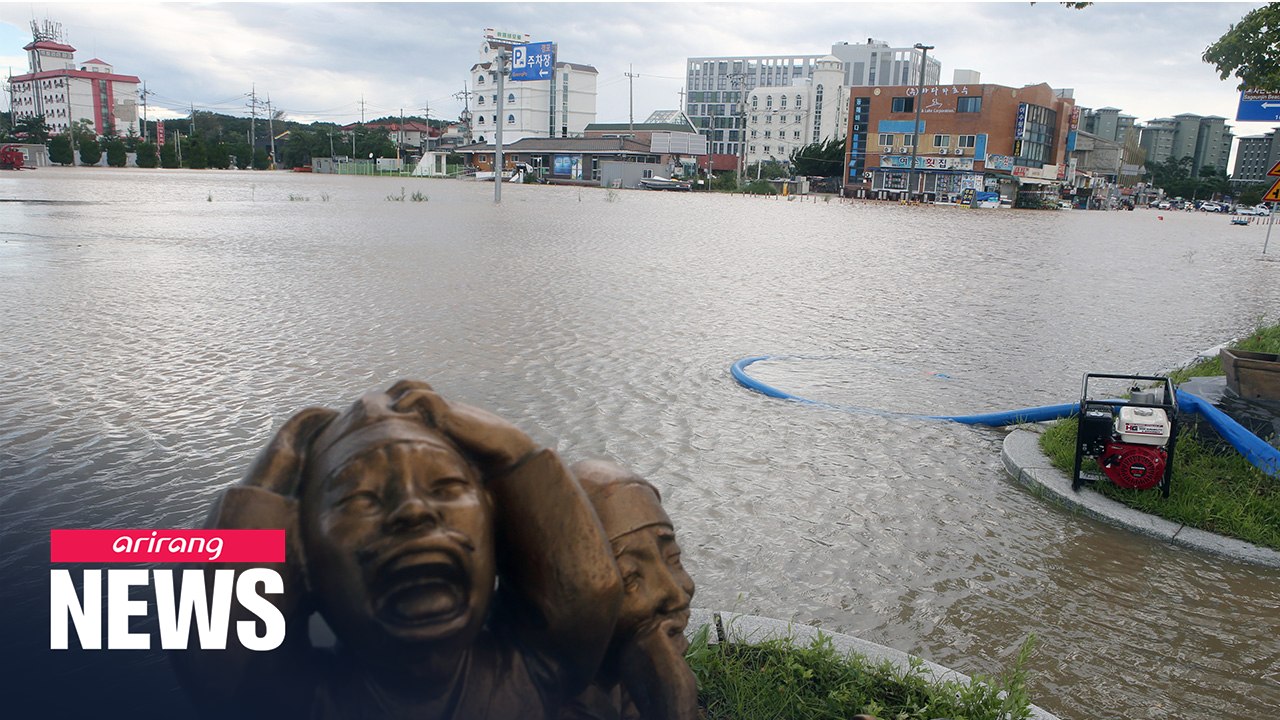 Typhoon Maysak slams into S. Korea's mainland, moves north through country