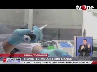 Covid-19 Mutasi 10 Kali Lebih Menular