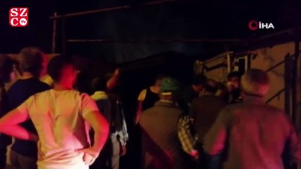 Fırında ateş ahırı küle çevirdi, küçükbaş hayvanlar telef oldu