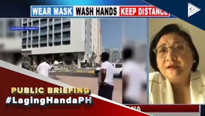 #LagingHanda | Sitwasyon ng mga sugatan sa gas explosion sa Abu Dhabi