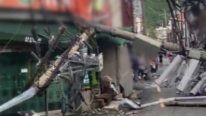 "채찍처럼 휘몰아친 폭우·강풍"...제보 영상으로 본 전국 피해 현장 / YTN