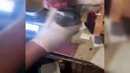 Sahte altın üreten atölyeye baskın