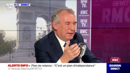 Pour François Bayrou, le plan de relance du gouvernement "est un plan d'indépendance"