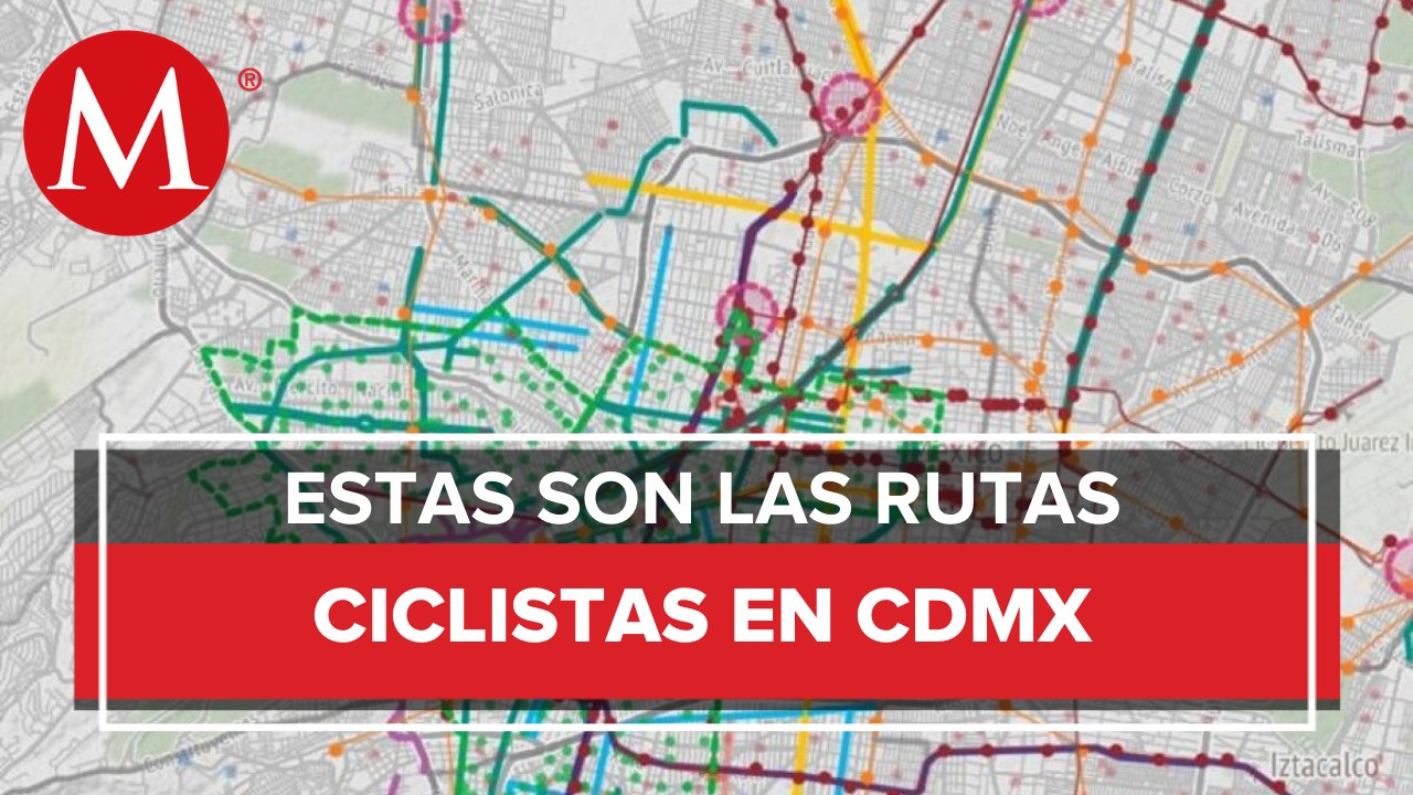 Semovi lanza mapa ciclista interactivo de CdMx