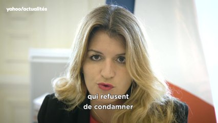 "Sidérée" par le sondage sur Charlie Hebdo, Marlène Schiappa s’adresse à ceux qui "refusent de condamner les attentats terroristes"