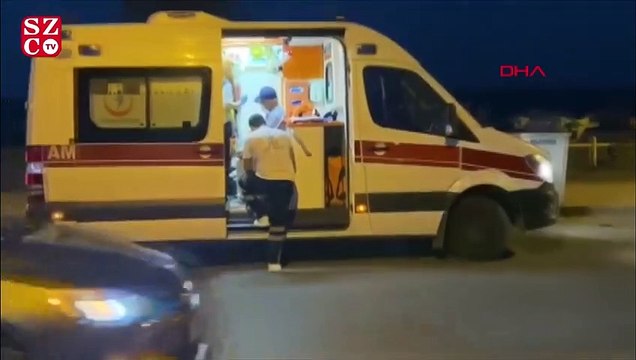Köpeğe çarpmamak için kaza yapan çift yaralandı