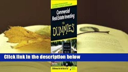 [Read] Commercial Real Estate Investing for Dummies  Review