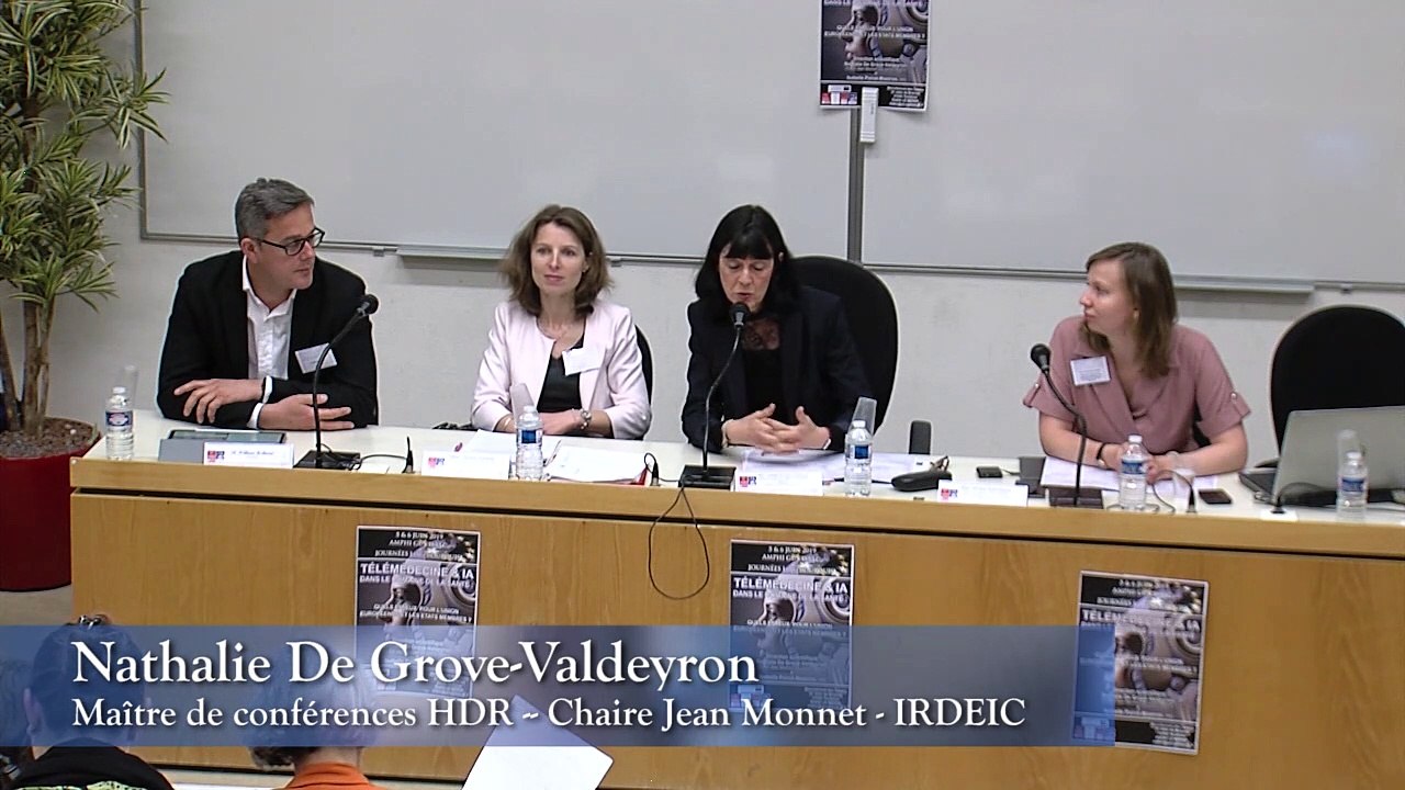 "Garantir la confiance des citoyens dans le numérique ?", présentation de la table ronde par Nathalie De Grove - Valdeyron, Maître de conférences HDR, Chaire Jean Monnet, IRDEIC @Journées Louis Dubouis 2019 _ 01-matin-02 Nathalie