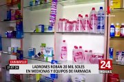 Carabayllo: Ladrones roban en farmacia y se llevan medicamentos y equipos de cómputo