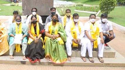 Women Commission ఏర్పాటు కోసం  TTDP Women Leaders మౌన పోరాట దీక్ష!