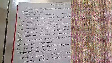 Master the Basics of Mensuration: Essential Formulas Explained 📐