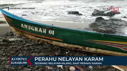 Seorang Nelayan Hilang, Saat Perahu Karam