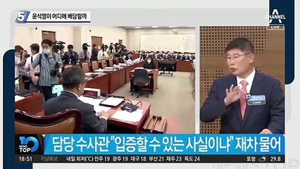 윤석열이 어디에 배당할까
