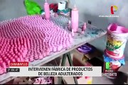 Carabayllo: Intervienen fábrica de productos de belleza adulterados