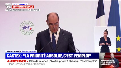 Jean Castex: "Notre priorité absolue, c'est l'emploi"