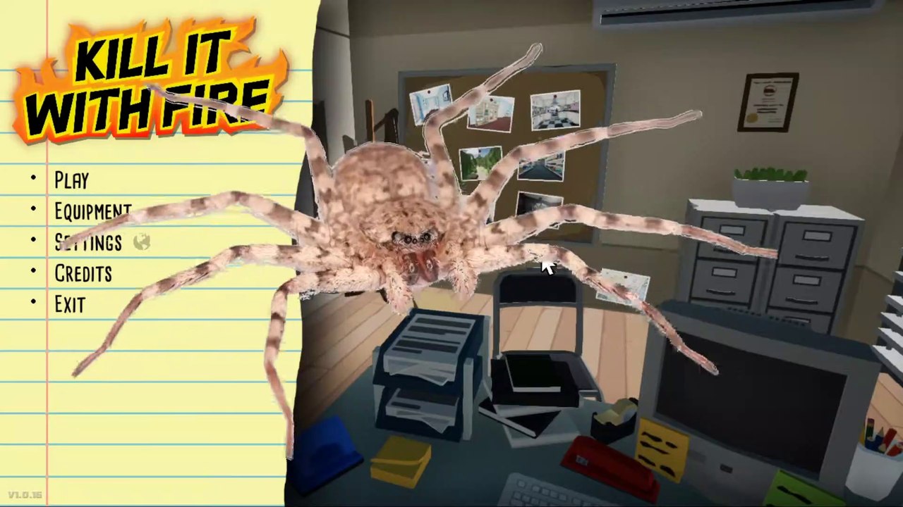 Spiders are disgusting! - Kill It With Fire