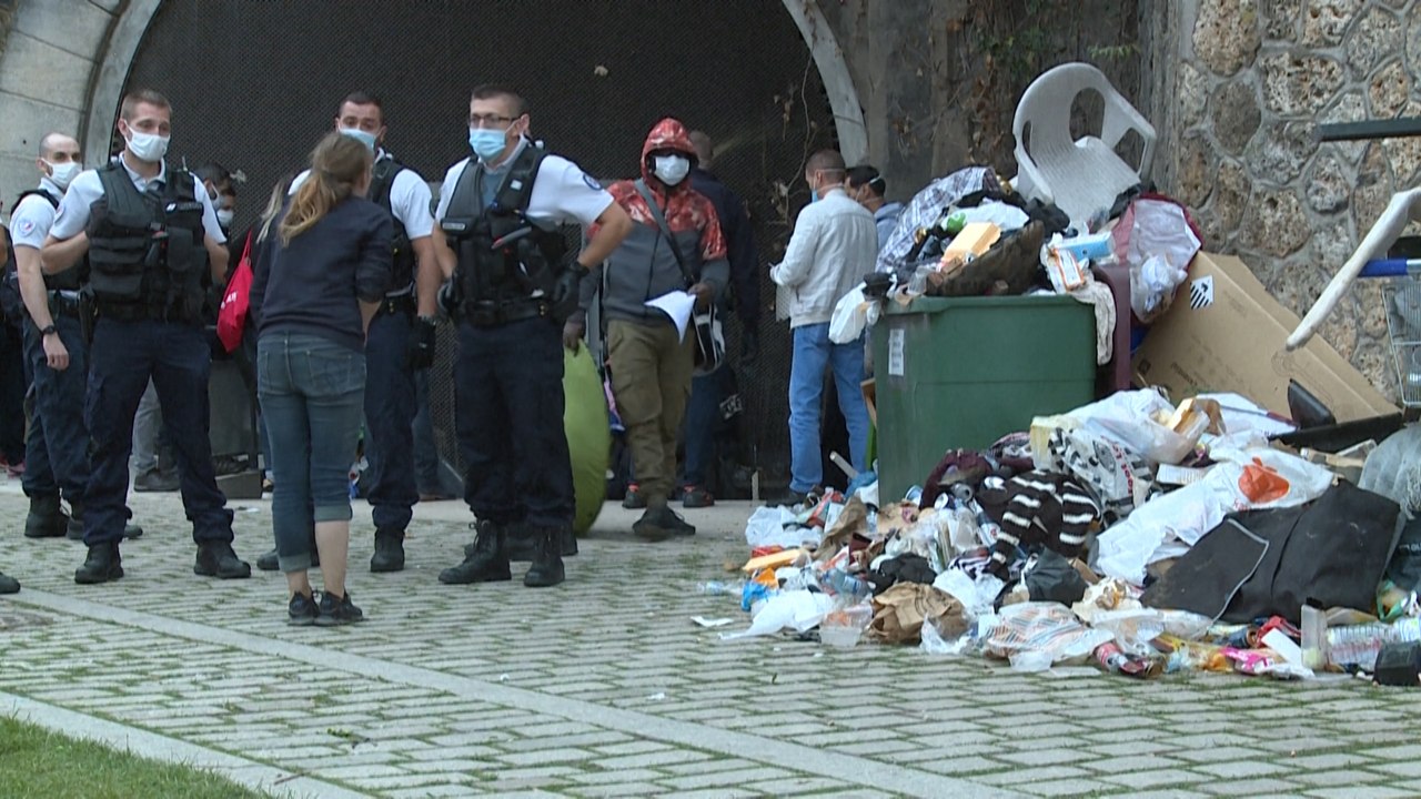 Paris : des fumeurs de crack évacués du tunnel Rosa-Parks