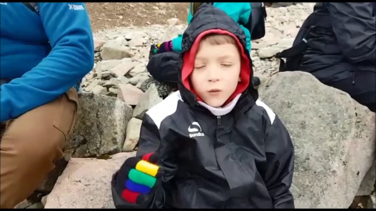Caeden up Ben Nevis
