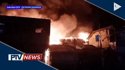 Nasa 80 pamilya, nasunugan sa Davao City; naturang sunog, sinadya