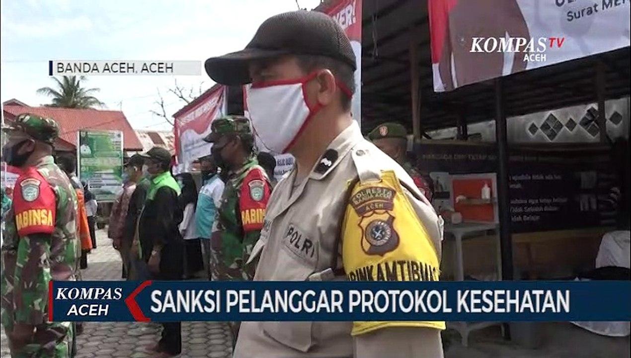 Warga Tidak Bermasker diberi Sanksi