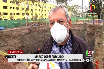 La Victoria: Construye reservorio subterráneo de agua para riego de áreas verdes