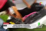 Colombia: desentierran cadáveres por errores en funerarias