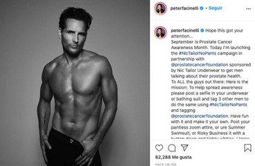 El actor de 'Crepúsculo' Peter Facinelli estrena abdominales a sus 46 años