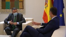 Pedro Sánchez recibe a Aitor Esteban (PNV) en La Moncloa