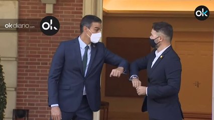 Sánchez cede ante Rufián y acepta sentarse de nuevo a negociar en la mesa del referéndum