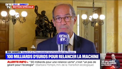 Plan de relance: Éric Woerth déplore l'absence d'une "visibilité à moyen terme de l'état de nos finances publiques"
