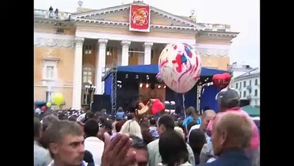 Михаил Химичев, Николай Трубач и Виктор Салтыков. ЗАТО Железногорск, день города 27.07.2009 Начало.