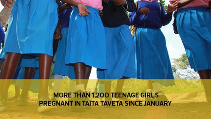 More than 1,200 teenage girls pregnant in Taita Taveta since January