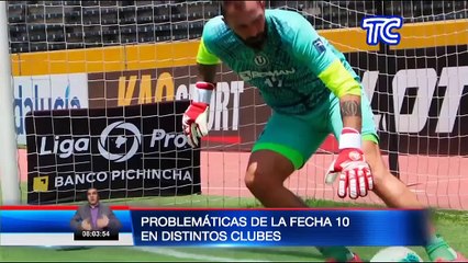 Problemáticas de la fecha 10 de distintos clubes: informe deportivo