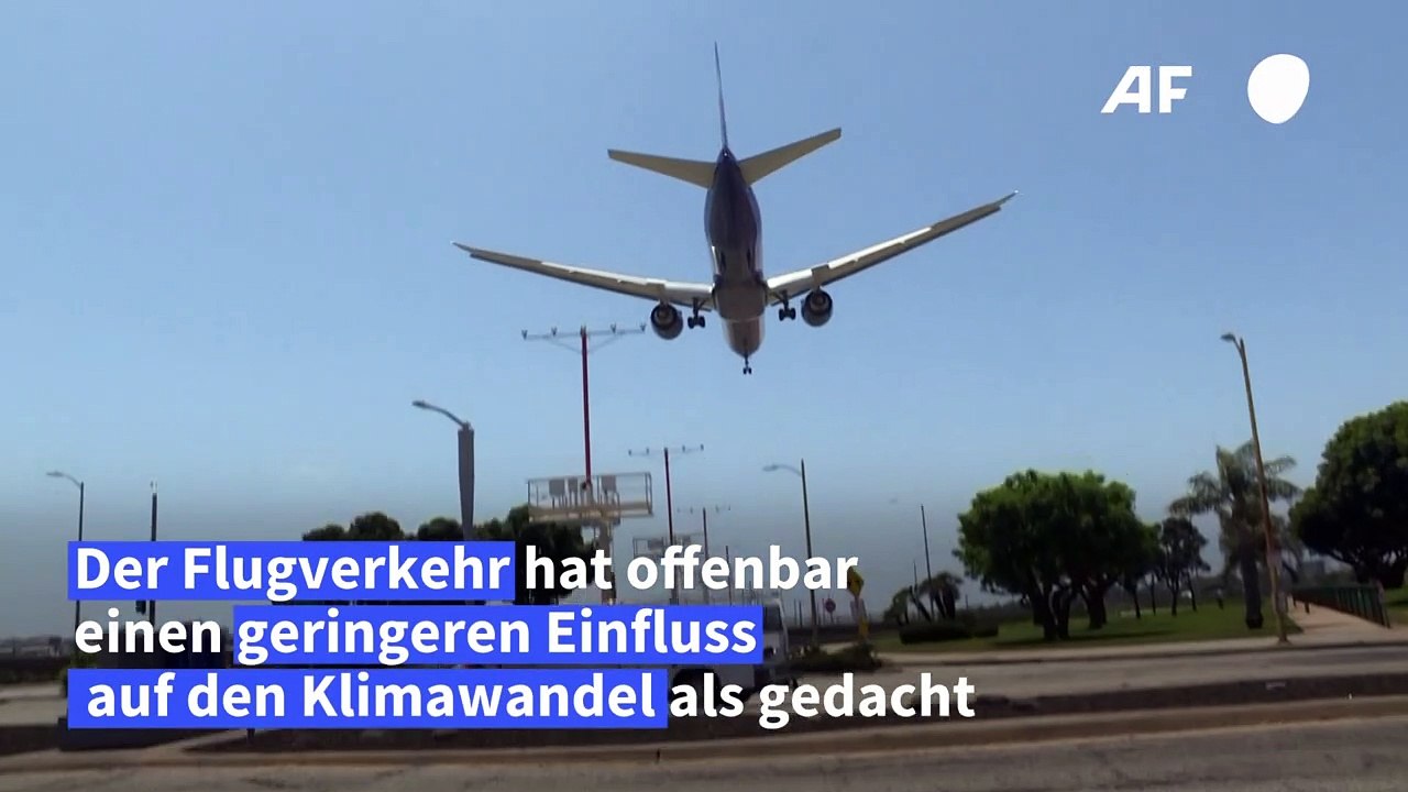 Luftverkehr hat wohl geringeren Einfluss auf Klimawandel als gedacht