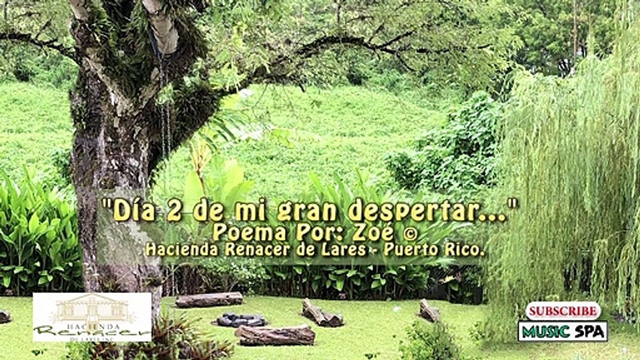 " DÍA 2 DE MI GRAN DESPERTAR " - Poema Por Zoé - Hacienda Renacer de Lares & Music Spa
