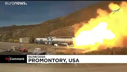 NASA fires booster in latest test for future moon rocket