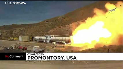 NASA fires booster in latest test for future moon rocket