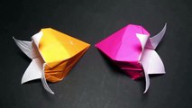 Bell Flower Origami | Making Origami Bell Flower | How to Make Bell Flower Using Paper | Origami Flower Ideas