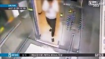 Ce chinois échappe au pire dans cet ascenseur