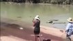 Ce pêcheur a choisi le pire endroit pour attraper des poissons !